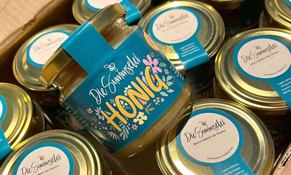 Summselei Honiggläser Spättracht im Karton